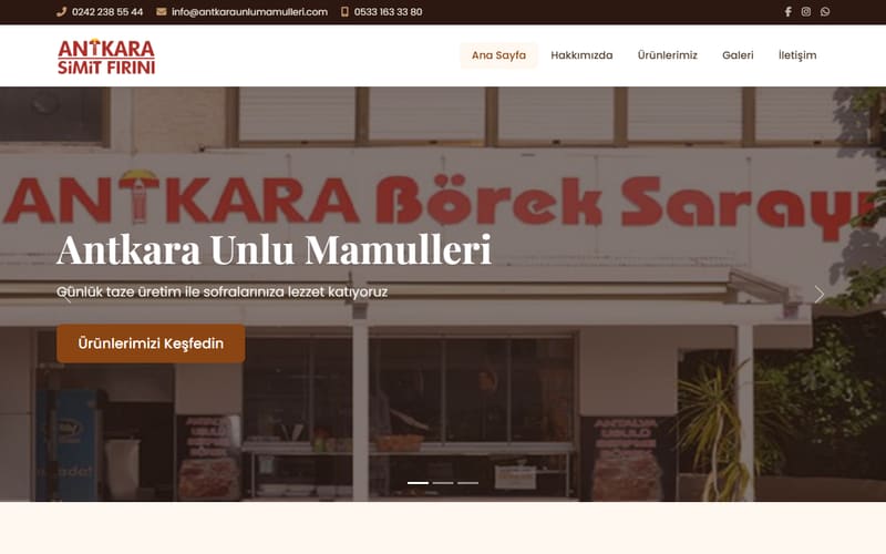 Antkara Unlu Mamulleri