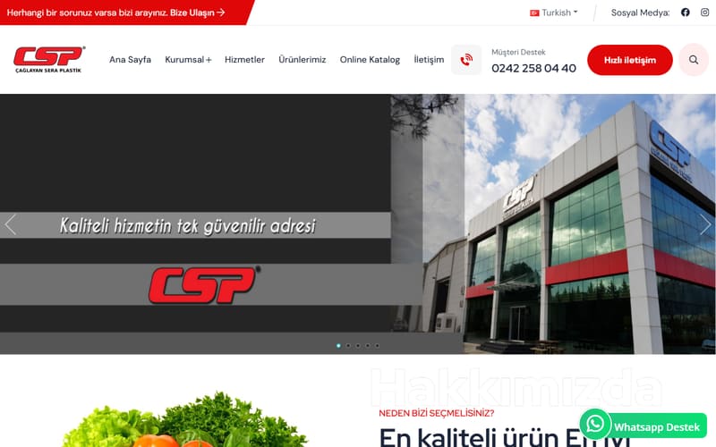 Çağlayan Sera Plastik